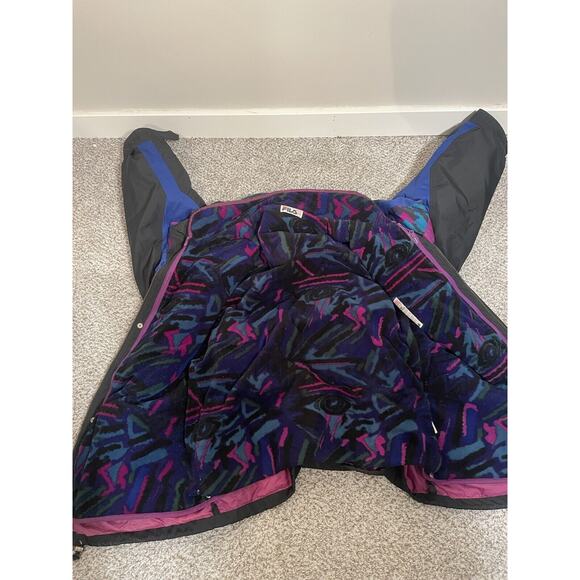 Vintage Fila Team Italia Ski Jacket Coat Hooded Retro Thermore Size 46 - Picture 13 of 15